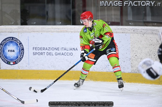 2022-09-24 Valpellice Bulldogs-Hockey Fiemme 04570 Andrea Fornasetti